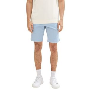 TOM TAILOR Heren 1036309 Bermuda Shorts, 17550-Soft Powder Blue, 33, 17550, Soft Powder Blue