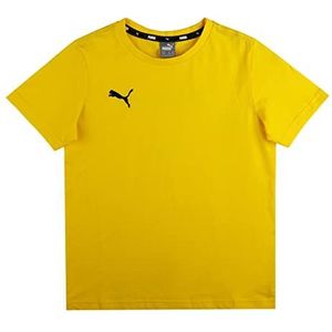PUMA Kinder teamGOAL 23 Casuals Tee Jr T-shirt, Cyber Yellow, 128