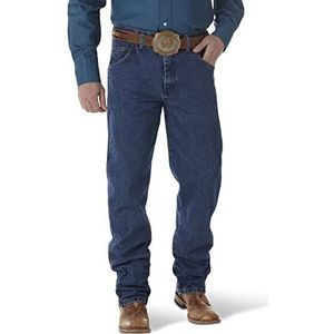 Wrangler Heren Cowboy Cut Relaxed Fit Jean, Steengewassen, 36W / 32L