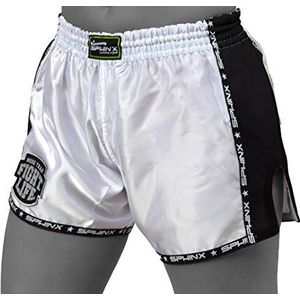 Kenneth J Lane SAK2-46, Kickbox-shorts, uniseks, voor volwassenen, wit, XL