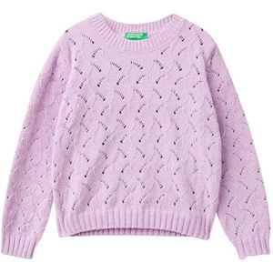 United Colors of Benetton Trui voor meisjes en meisjes, Paars, 5 Jaar
