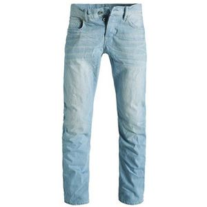 edc by ESPRIT Heren slim jeans in lichte wassing 064CC2B003, blauw (C Light Stone Used 998), 33W / 34L