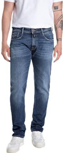 Replay - Rocco - Jeans - Donkerblauw - Comfort Fit - 300 ml