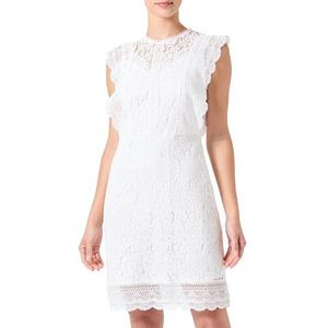 ONLY Dames Onlnew Karo Life Sl Lace Dress WVN kanten jurk, cloud dancer, L