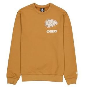 Kansas City Chiefs Unisex Nfl Logo Select Crew Neck Sweater Licht Bronzen Trui
