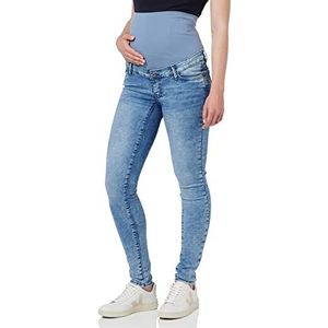 Supermom Austin Over The Belly Skinny Jeans voor dames, Authentic Blue - P310, 30