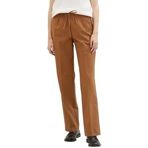TOM TAILOR Damesbroek, losse pasvorm, 34584 - Almond Brown, 32W x 32L
