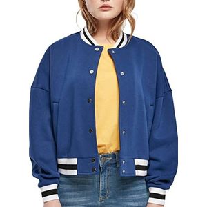 Urban Classics Dames Dames Oversized College Jacket Cardigan Sweater, Spaceblauw, M, Spaceblue, M
