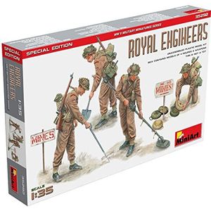 Miniart MIN35292 1:35 - Royal Engineers (Spec Bewerking), gegoten kleur