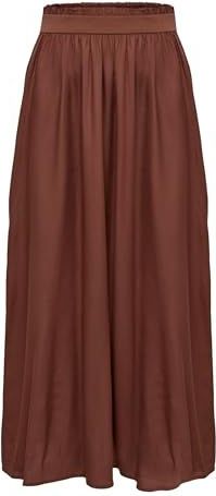 ONLY ONLVENEDIG Geplooide Rok voor dames, rood (henna), S