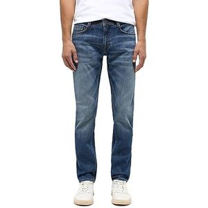 MUSTANG - Oregon - Jeans - Blauw - Slim Fit - Taps Toelopende Pasvorm