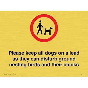Houd alle honden aan de leiding omdat ze bodembroedvogels en hun kuikens kunnen verstoren
