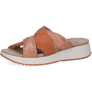 CAPRICE Sandalen 9-27203-42, G-breedte, Oranje Kam, 37 EU