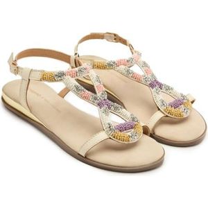 GIOSEPPO TILTON - Platte Damessandalen - Paars - Gevoerde Binnenzool van Latex