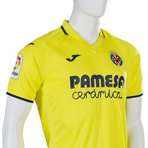 Villarreal CF Official 22/23 First Kit Match Jersey, hort Sleeve T-Shirt, Unisex, Yellow, S
