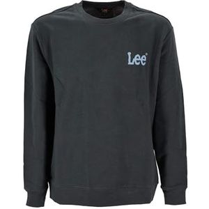 Lee - Wobbly SWS - Sweatshirt - Washed Black - 100 procent katoen