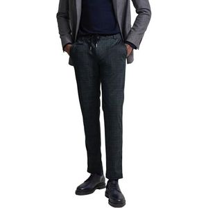 Bugatti - Chino - Blauw - Stretchmateriaal - Slim Fit