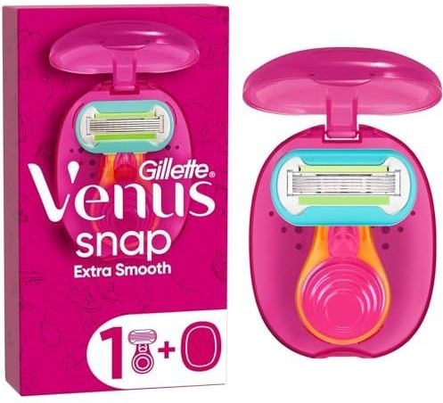 Gillette - Venus Extra Smooth Snap - Damesscheerapparaat - 5 Messen - Inclusief Mini-Handgreep