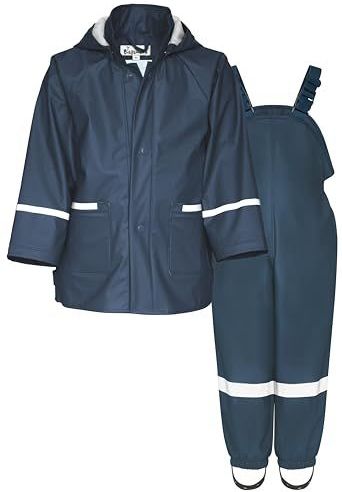 Playshoes - Basic Marine - Tweedelig Regenpak - Waterdicht - 74