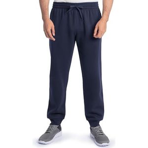 Fruit of the Loom Eversoft fleece sweatpants & jogger trainingsbroek voor heren, katoenmix, marineblauw, XL