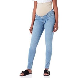 ESPRIT Maternity Damesbroek Denim Over The Belly Skinny Jeans, Lightwash - 950, 42