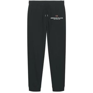 AMERICAN COLLEGE USA Joggingbroek voor heren, zwart, maat L, Zwart, L