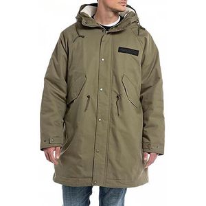 Replay Herenparka relaxed fit, 235 Army Green, XXL