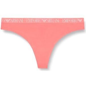 Emporio Armani tanga slip voor dames, Neon Pink/Neon Pink, L
