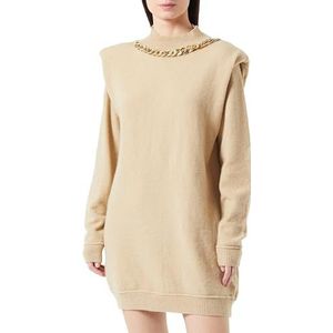 SIDONA Gebreide damesjurk 11025380-SI01, wit, XL/XXL, gebreide jurk, XL/XXL