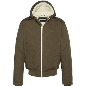 SCHOTT - BLUSTER2 - Windjack - Groen - Polyester met Sherpa Voering