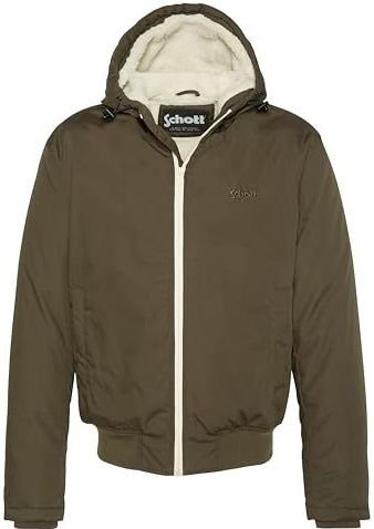 SCHOTT - BLUSTER2 - Windjack - Groen - Polyester met Sherpa Voering