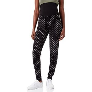 Noppies Damesbroek Over The Belly Allover Print Macon Broek, Black - P090, 32 NL