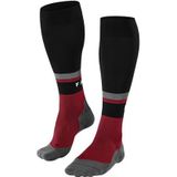 FALKE Heren Hardloopsokken RU Compression Energy M Kh functioneel materiaal met compressie 1 paar, Rood Scarlet 8070 Stripe, 39-42