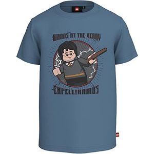 LEGO Harry Potter Unisex T-shirt LWTaylor 118, 612 vervaagd blauw, 116