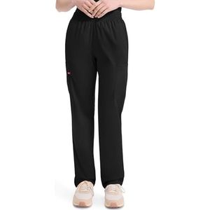 Dickies Women's Petite EDS Signature Scrubs Missy Fit Pull-On Cargo Pant, Black, X-Small/Petite