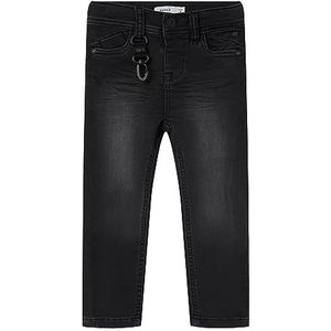 NAME IT Jeansbroek voor jongens, zwart denim, 98 cm