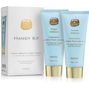 Kedma - Hand- en Voetverzorgingskit met Dode Zee mineralen - Hydraterend en Voedend - 2x100g