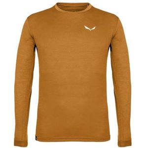 Longsleeve Salewa Men Puez Melange Dry M L/S Tee Golden Brown Melange