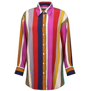 Seidensticker Damesblouse met lange mouwen, regular fit, blauw, 50 NL