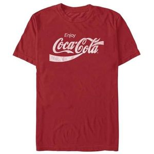 Coca-Cola Men's Graphic T-Shirts, Men's Coke Classic Shirt Cardinal