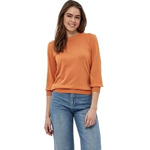 Minus Mersin gebreide T-trui voor dames, Sunbaked Melange, M