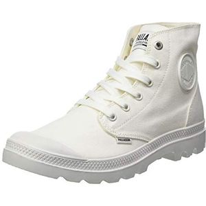 Palladium Uniseks Pampa Monochrome Sneaker Boots, Wit, 36 EU