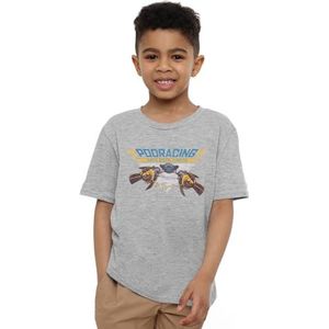 mandarin creative ltd Star Wars Racer Anakin Uniseks T-shirt voor kinderen, grijs (Athletic Heather), 12-13 jaar, kinderen en jongeren, Athletic Heather, 12-13 anni