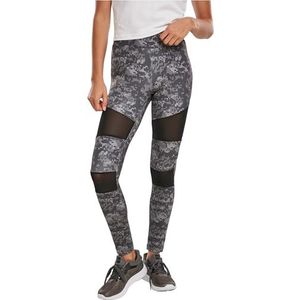 Urban Classics - Camo Tech Mesh - Sportbroek - Donker Digitaal Camouflagepatroon
