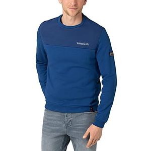 Timezone Heren Hi-tech Crewneck sweatshirt, Electric Blue, L