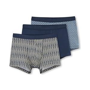 Dagi Navy Fashion Gebreide Regular Waist Supreme Long Leg Boxer, Navy, XL, Donkerblauw, XL