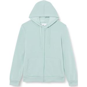 Blonda Stijlvolle capuchontrui voor dames, met ritssluiting, polyester, maat XXL, Ice Mint, XXL