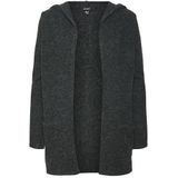 VERO MODA Gebreid vest 'Doffy'  donkergroen