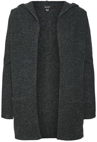 VERO MODA Gebreid vest 'Doffy'  donkergroen