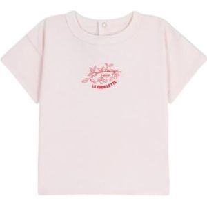 Petit Bateau Baby meisje A0D24 T-shirt met korte mouwen, roze, 24 maanden, roze, 24 Maanden
